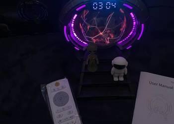 Projektor LED Galaxy / gwiazdy / kosmos – lampka nocna – pilot