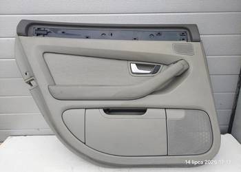 AUDI A8 D3 4.2 TDI 05-10 TAPICERKA DRZWI LEWA TYL 4E0868065 WIĄZKA 4E097169