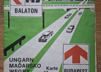 Ungarn Madarsko Węgry mapa
