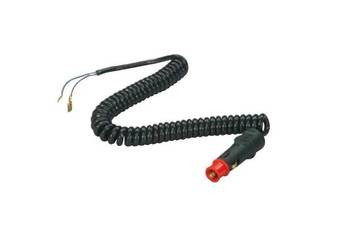 Kabel zasilający lampę ostrzegawczą, z wtyczką 02590