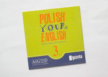 cd z angielskim Polish your English 3, język angielski płyta