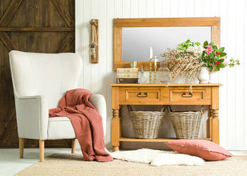 drewniana lampa kinkiet VINTAGE - PRODUCENT