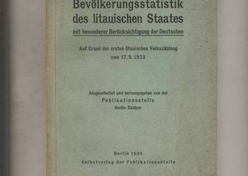 Bevolkerungsstatistik des litauischen Staates mit besonderer Bevolkerungsstatistik des litauischen Staates mit besonderer