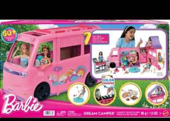 LALKA BARBIE KAMPER MARZEŃ DREAM CAMPER auto dla lalek Barbie + akcesoria