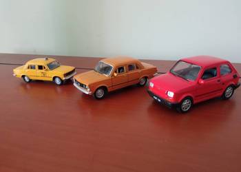 Fiat 126p 125p modele samochodów cena za 3 sztuki, wysyłka