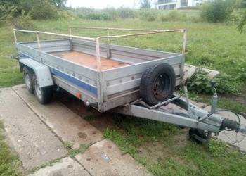 Wynajem przyczepki samochodowej towarowej DMC 1200 rydwan laweta