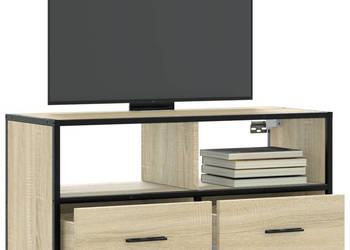 Szafka pod telewizor dąb sonoma 80x31x395 cm WM-848920