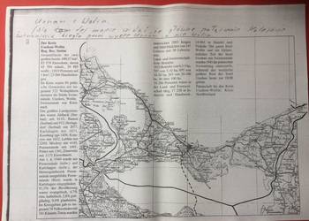 ( 452. ) Niemiecka Mapa Uznam I Wolina
