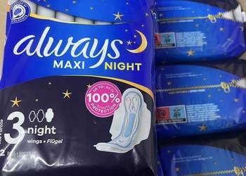 Podpaski Always maxi night 3 wings