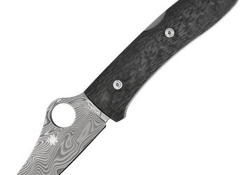 Nóż składany Spyderco SpyOpera Sprint Run Carbon Fiber, Damasteel Thor by…