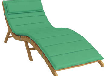Poduszka na leżak zielona 180x60x3 cm tkanina Oxford WM-361857