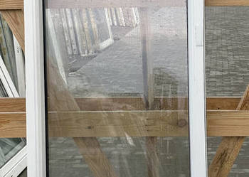 OKNA KacprzaK Witryna 69X150 FIX Używany PCV Plastikowy