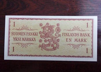 Banknot 1 marka Finlandia