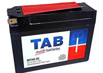 Akumulator motocyklowy TAB YT4B-BS (MYT4B-BS) 12V 2.3Ah 40A