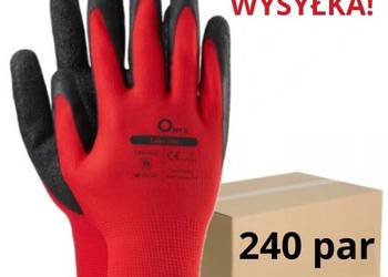 Rękawice Late Red robocze lateksowe rękawiczki wampirki WYSYŁKA GRATIS!