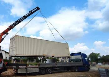 Kontener 40HC używany magazyn transport i rozładunek