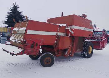 Kombajn zbożowy Massey Ferguson 487 oryginał sieczkarnia heder 3m Claas