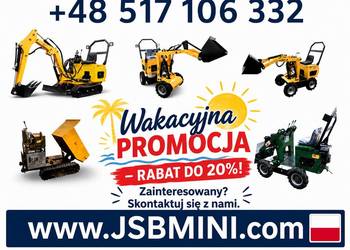 Elektryczna Ładowarka Koparka Wozidło NOWE 2026 | Prosto od Producenta JSB