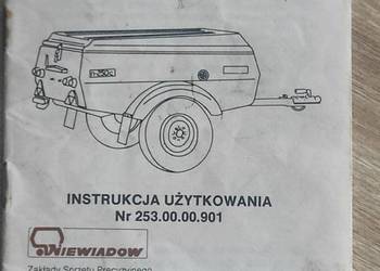 PRZYCZEPKA Niewiadów N-250C 1989r – z dokumentami, ubezpieczona, garażowana