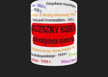 Niegrzeczny, grzeszny Kubek z błędami, prezent dla Nauczyciela j. Polskiego