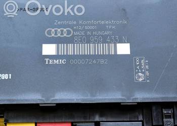Audi A4 S4 B6 B7 2.0 MODUŁ STEROWNIK KOMFORTU 8E0959433AM 8E0959433N EUROPA