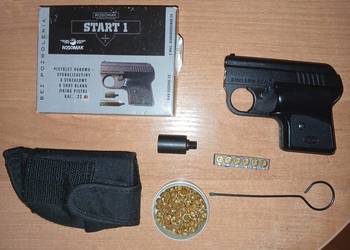 Pistolet Hukowy Start 1 nabój Short 6mm boczny zapłon