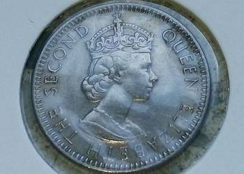 MALAYE END BRYTYJSKIE BORNEO-10 CENTS 1961 r-H-