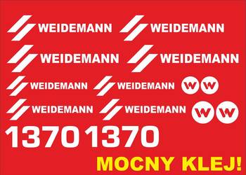 Naklejki weidemann 1370 zamienniki