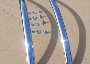 Listwy do wózka bocznego Iż 56 - ORYGINAŁ - Nowy ładny gruby chrom!