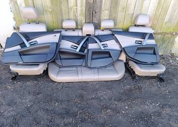 Kompletne Wnętrze BMW E60 Fotele kanapa boczki Skóra