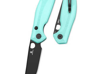 Nóż składany Bestechman Angry Owl Aqua G10, Black PVD D2 by Keanu Alfaro (…
