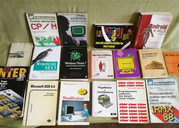 Książki komputery RETRO Systemy i Programowanie ,PRL Zestaw 16szt.