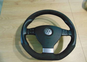 kierownica ścięta R-line alkantara vw golf V tiguan scirocco passat b6