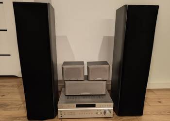 Kino domowe sony Str DE497 zbkompletem głośników
