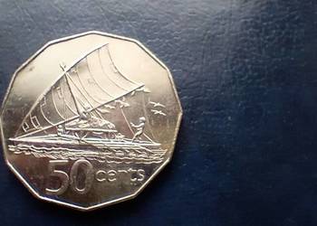 Stare monety 50 cent 1997 Fidzi