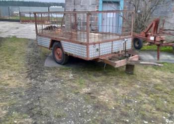 Wózek rolniczy dwukołówka przyczepka ZAREJESTROWANA