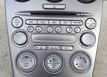 Panel sterowania klimatyzacji z radiem konsola Mazda 6 02-07