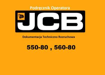 DTR Instrukcja operatora, katalog obsługi, UDT - serwis - JCB 550-80