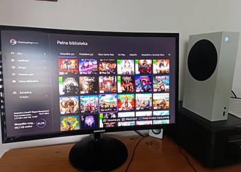 Konsola Xbox Series S, pad, setki gier z GamePass z kontem!