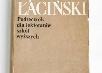 Język łaciński Podręcznik dla lektorów szkół wyższych
