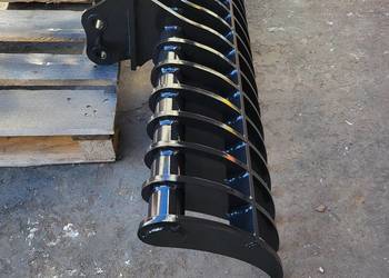 Grabie 120cm do równania wygrabiania, pasuje do minikoparki kopark JCB 8018