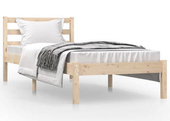 Rama łóżka lite drewno sosnowe pojedyncza 75x190 cm WM-810390