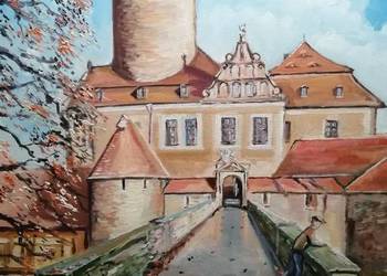Obraz olejny Zamek Czocha