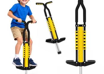Pogo drążek do skakania, żółty, dla dzieci, 98 cm wysokości, maksymalne