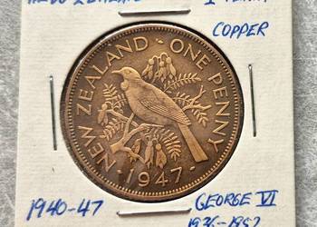 C15) NOWA ZELANDIA - 1 Pens - 1947 r.