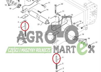 84334391 RURKA CNH NEW HOLLAND CASE KOMBAJN GARDZIEL