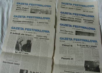 GAZETA FESTIWALOWA VIII FPFF 1981r