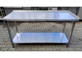 Stół Gastronomiczny z Półką - 164/65/85 cm - M.1908.N