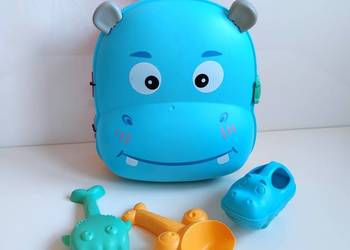 Zestaw do piasku 3w1 walizka hipopotam Woopie