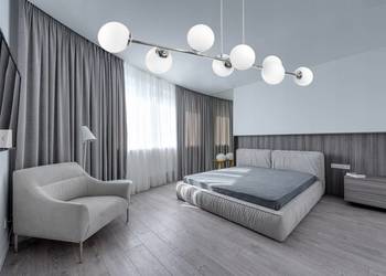 LAMPA WISZĄCA SUFITOWA ŻYRANDOL CHROM KULE 8 kul - POLSKA !